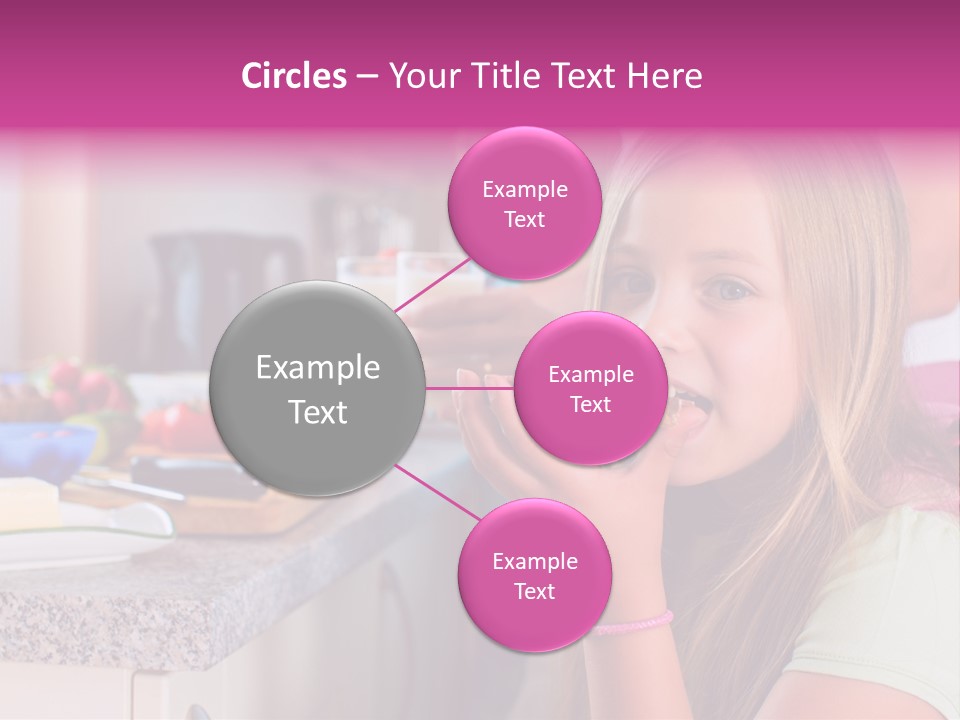 Mother Teenager Glasses PowerPoint Template