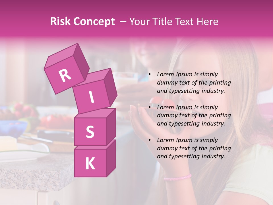 Mother Teenager Glasses PowerPoint Template