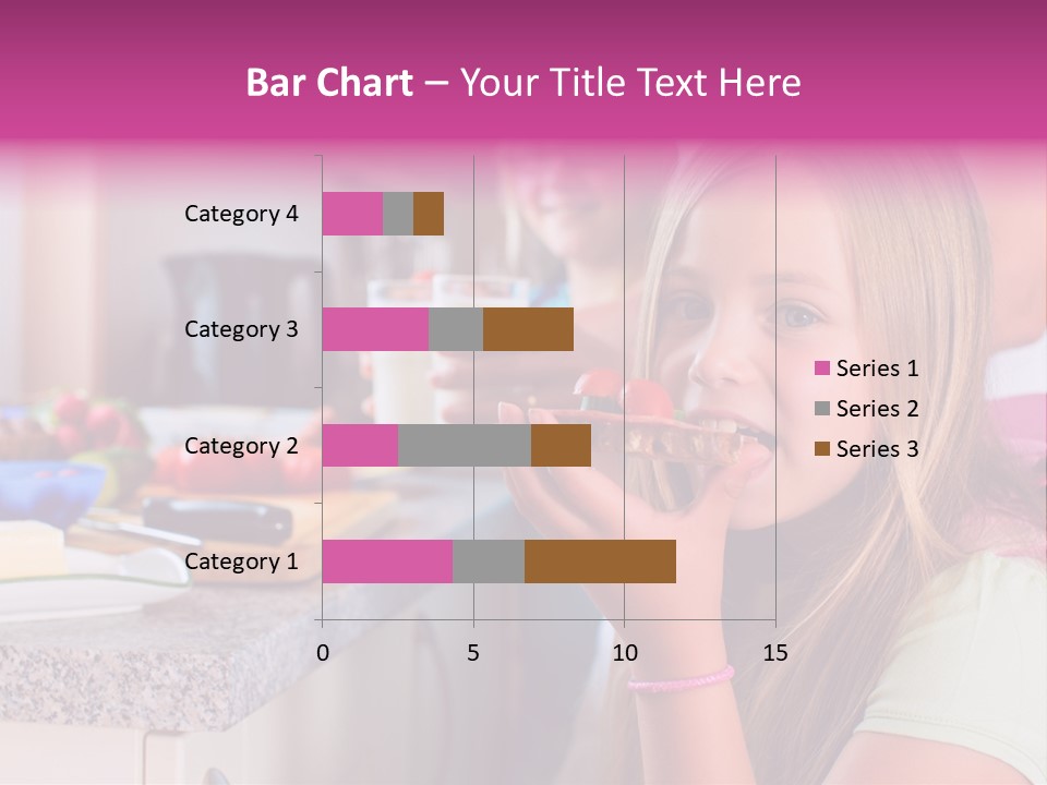 Mother Teenager Glasses PowerPoint Template