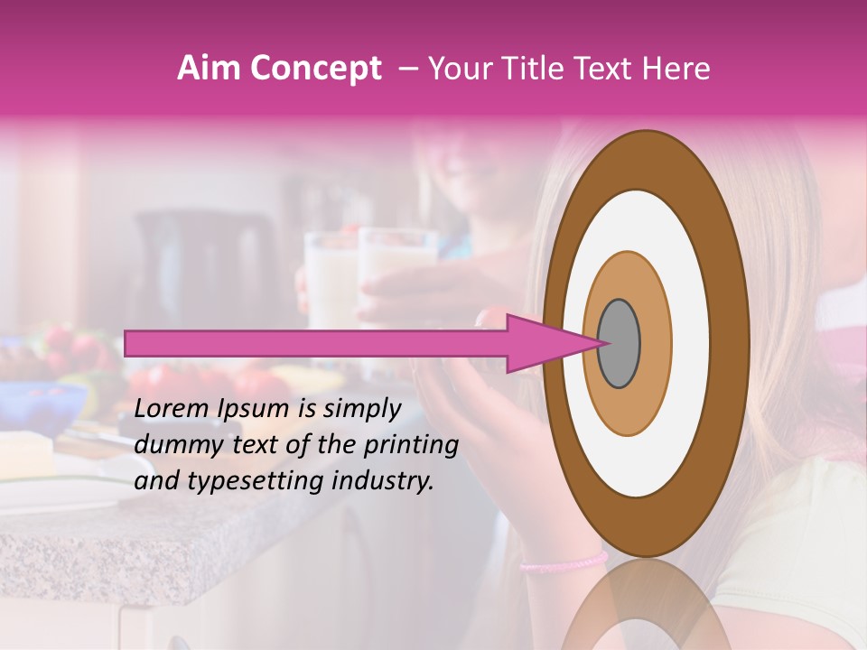 Mother Teenager Glasses PowerPoint Template