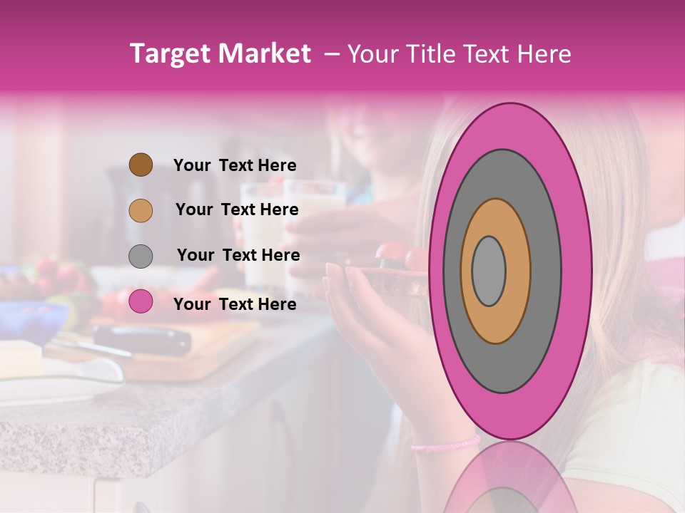 Mother Teenager Glasses PowerPoint Template