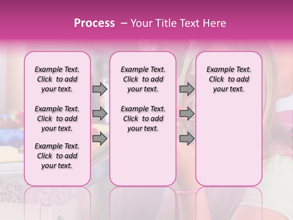 Mother Teenager Glasses PowerPoint Template