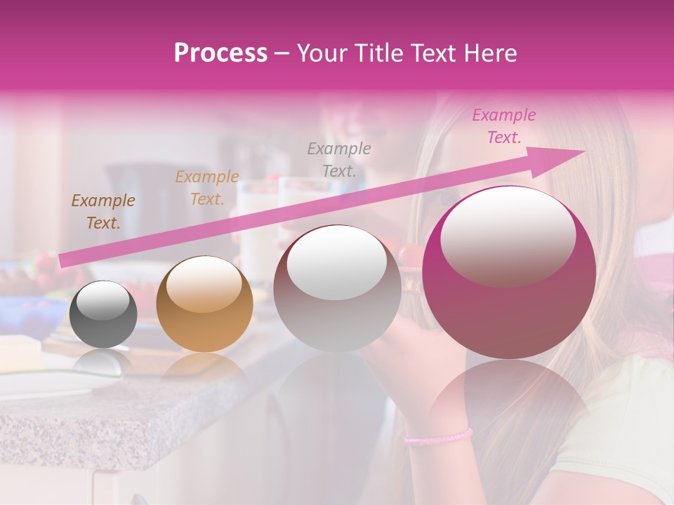 Mother Teenager Glasses PowerPoint Template