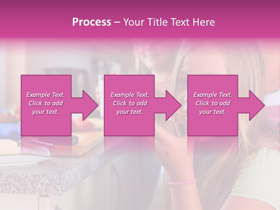 Mother Teenager Glasses PowerPoint Template