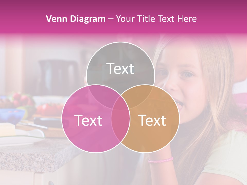 Mother Teenager Glasses PowerPoint Template