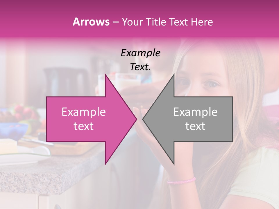 Mother Teenager Glasses PowerPoint Template