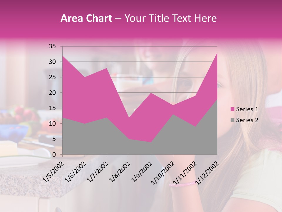 Mother Teenager Glasses PowerPoint Template