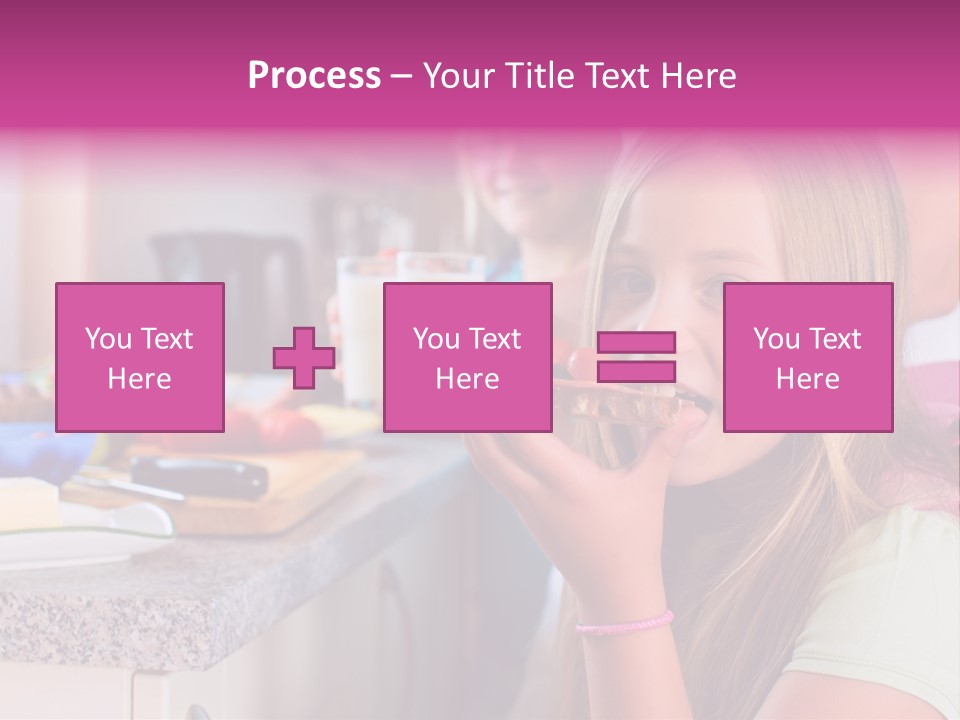 Mother Teenager Glasses PowerPoint Template