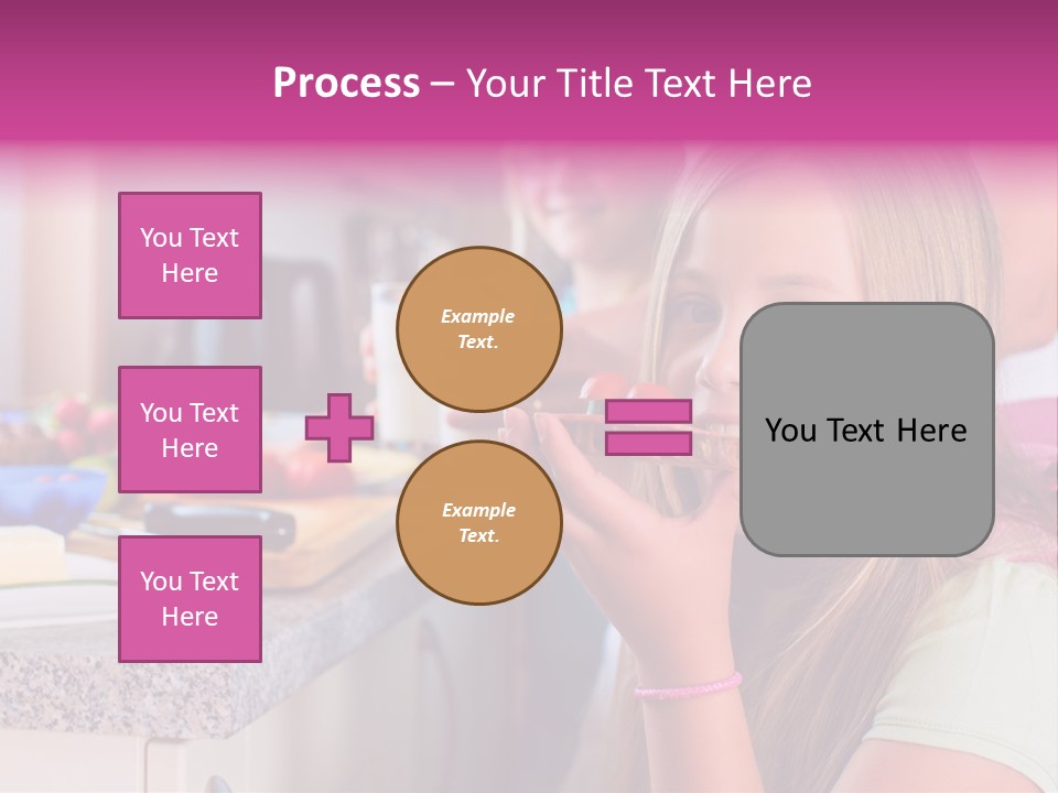 Mother Teenager Glasses PowerPoint Template