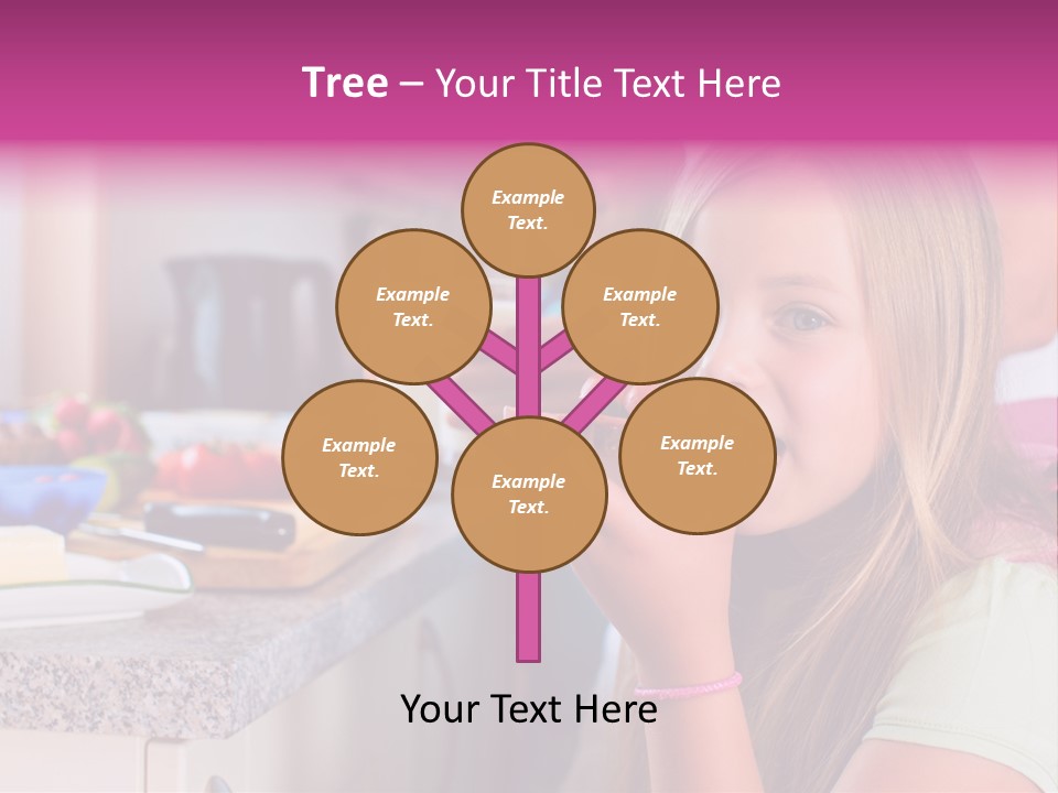 Mother Teenager Glasses PowerPoint Template