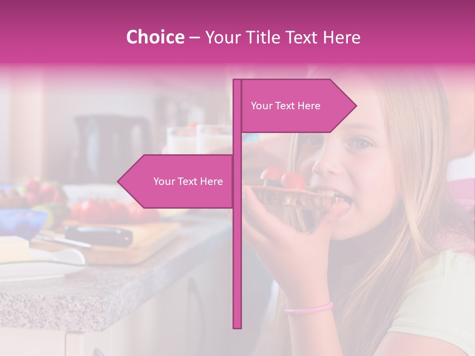 Mother Teenager Glasses PowerPoint Template