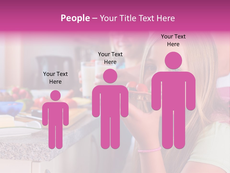 Mother Teenager Glasses PowerPoint Template