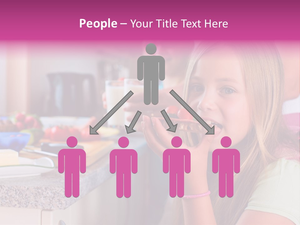 Mother Teenager Glasses PowerPoint Template