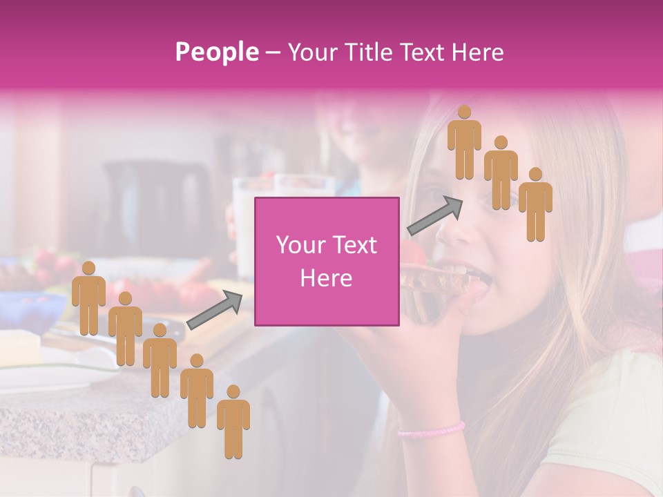 Mother Teenager Glasses PowerPoint Template