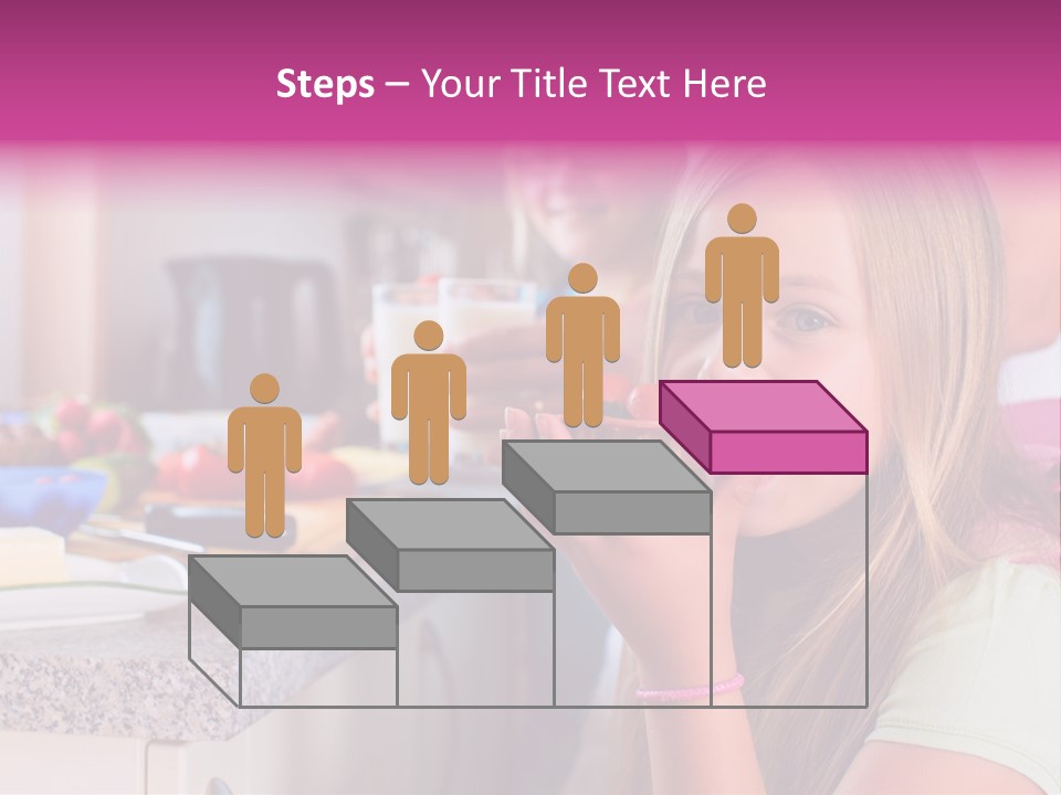 Mother Teenager Glasses PowerPoint Template