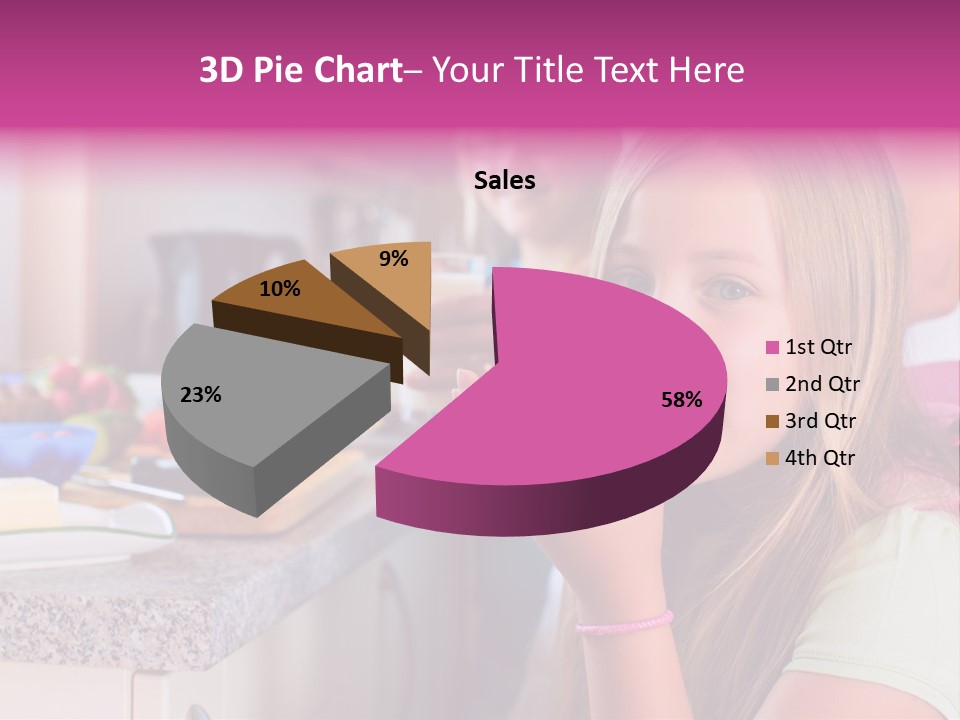 Mother Teenager Glasses PowerPoint Template