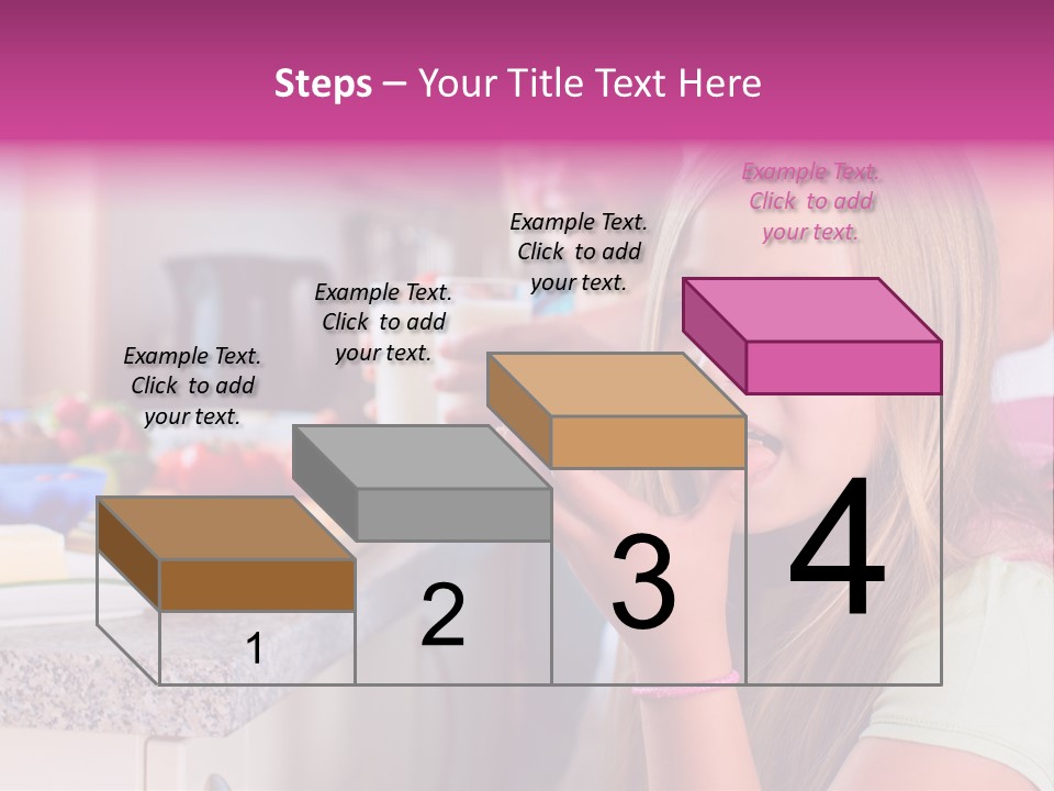 Mother Teenager Glasses PowerPoint Template