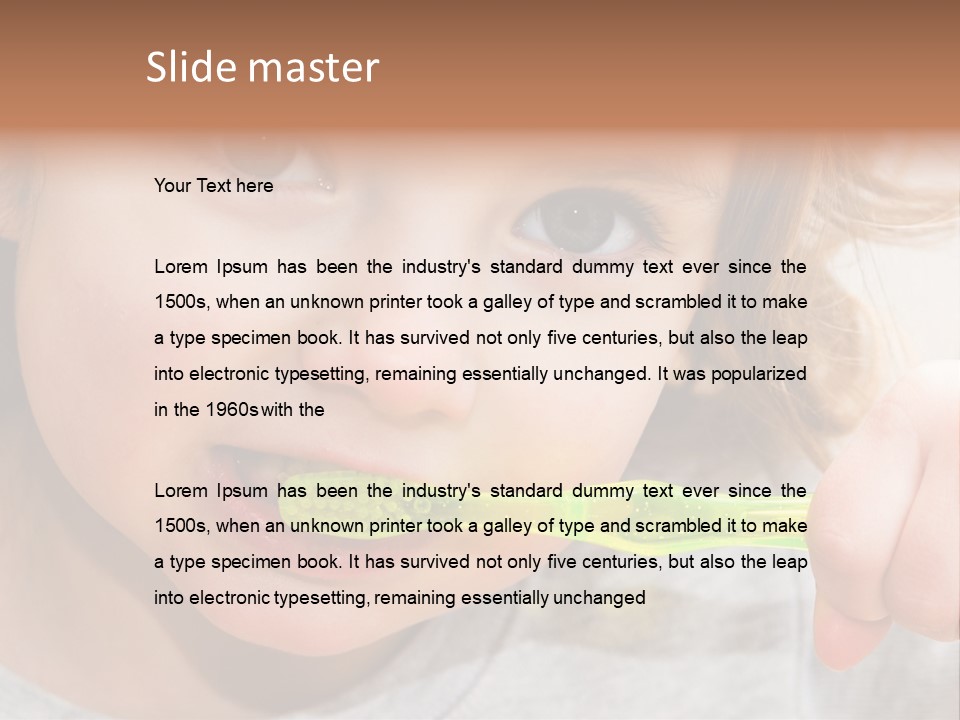 Fresh Female Joy PowerPoint Template