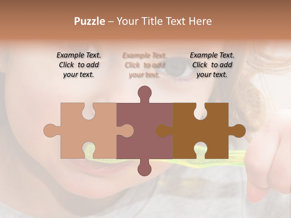 Fresh Female Joy PowerPoint Template