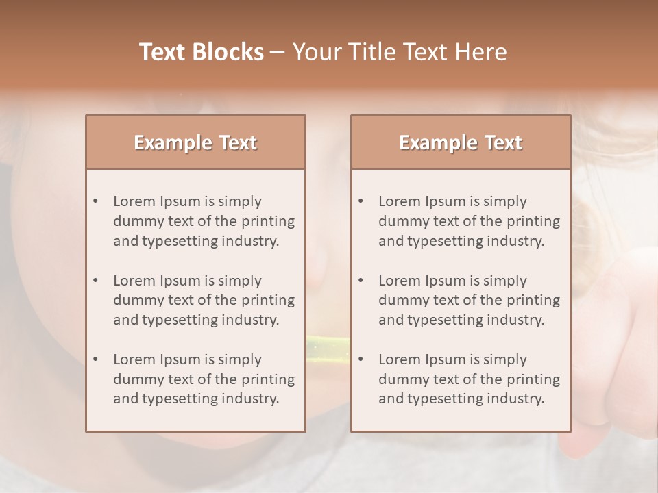 Fresh Female Joy PowerPoint Template