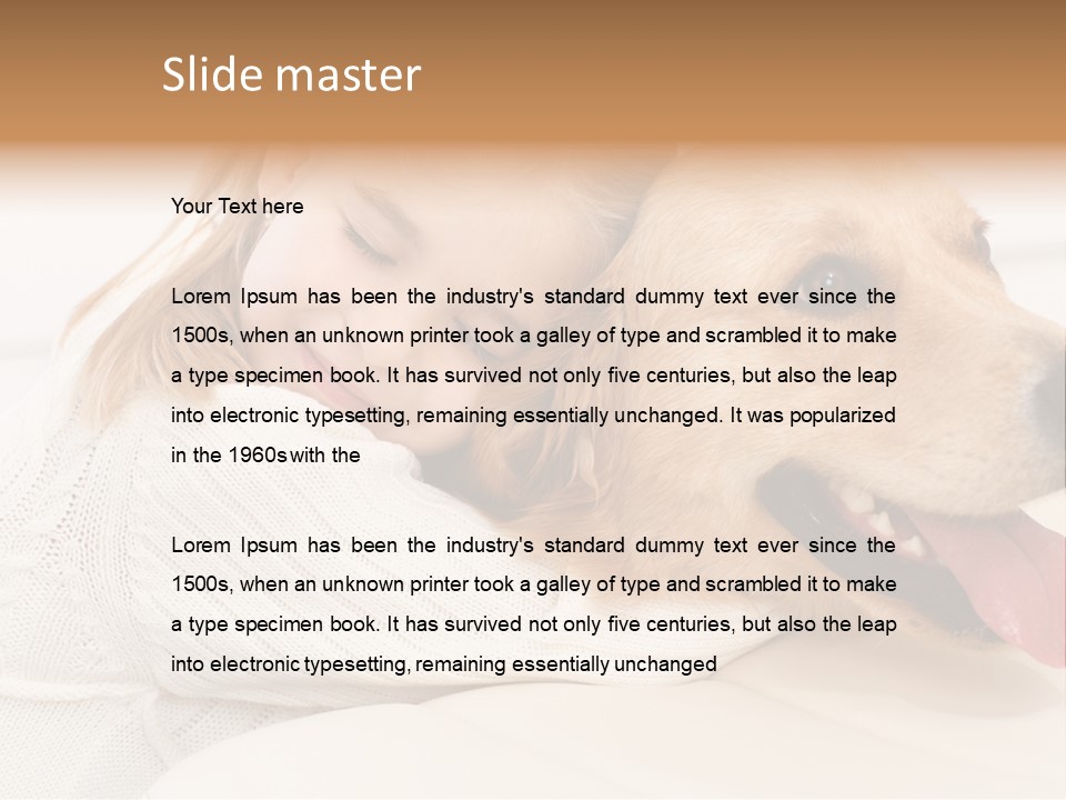 Good Kid Smiling PowerPoint Template