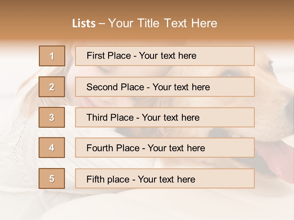 Good Kid Smiling PowerPoint Template
