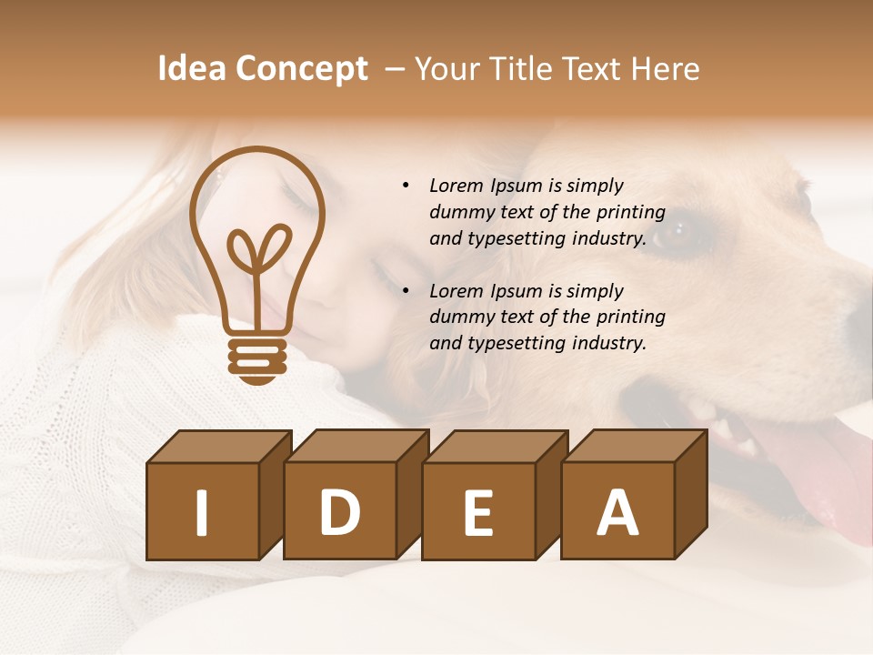 Good Kid Smiling PowerPoint Template