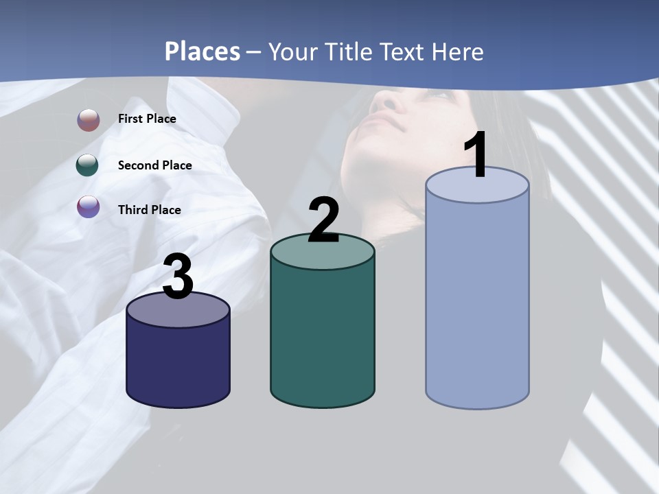 Skyscrapers Person Boss PowerPoint Template