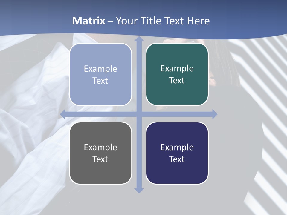 Skyscrapers Person Boss PowerPoint Template