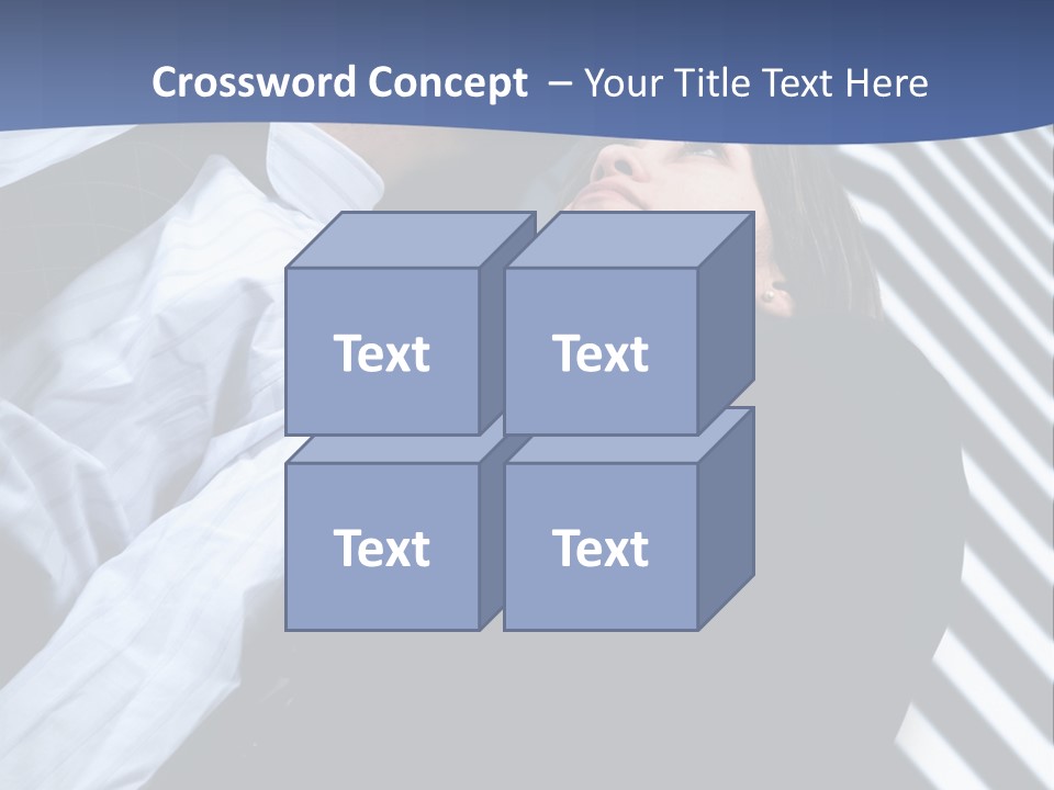 Skyscrapers Person Boss PowerPoint Template