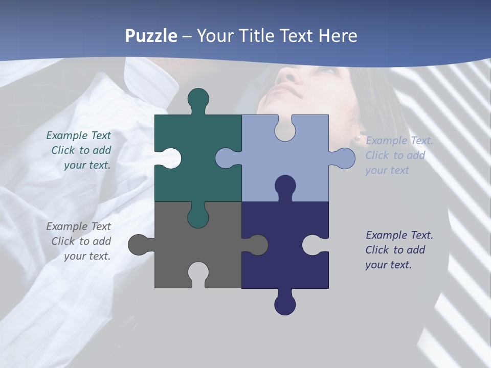 Skyscrapers Person Boss PowerPoint Template