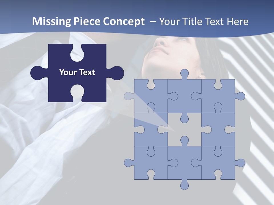 Skyscrapers Person Boss PowerPoint Template