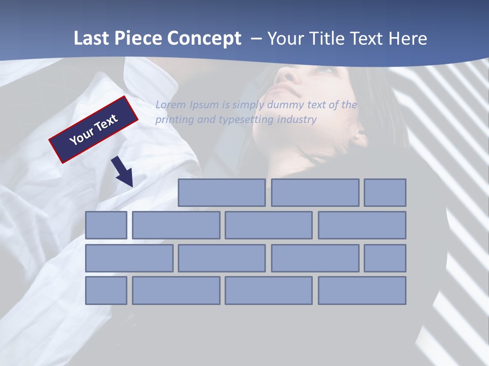 Skyscrapers Person Boss PowerPoint Template