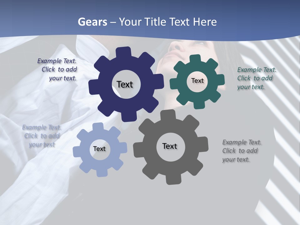 Skyscrapers Person Boss PowerPoint Template