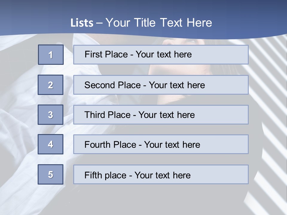 Skyscrapers Person Boss PowerPoint Template