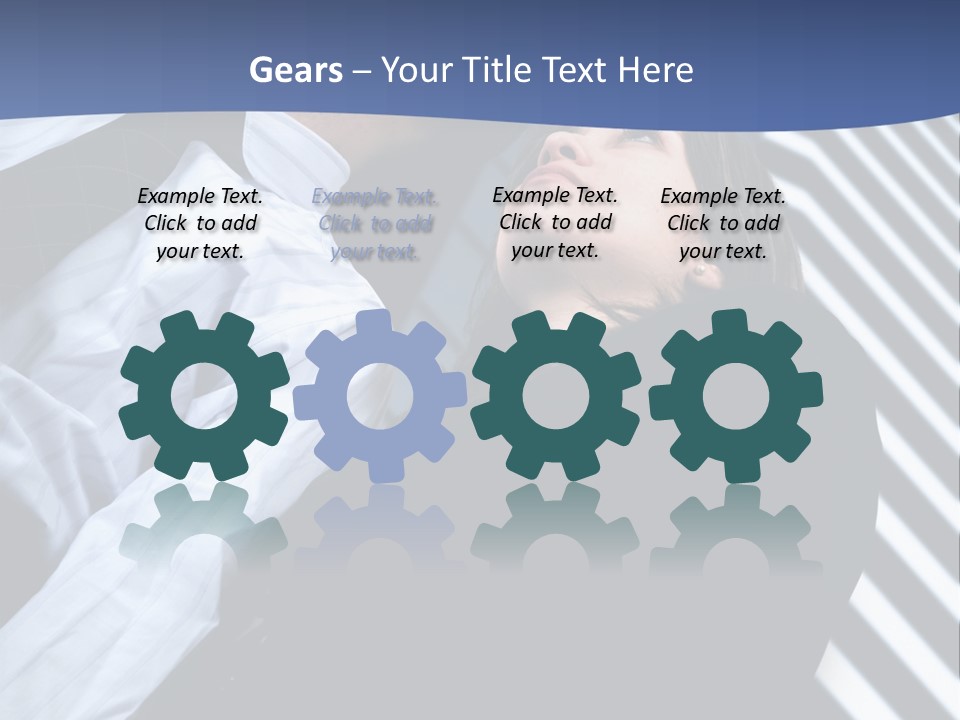 Skyscrapers Person Boss PowerPoint Template