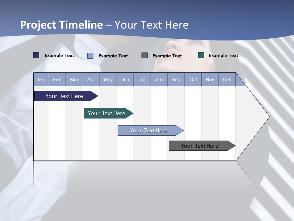 Skyscrapers Person Boss PowerPoint Template