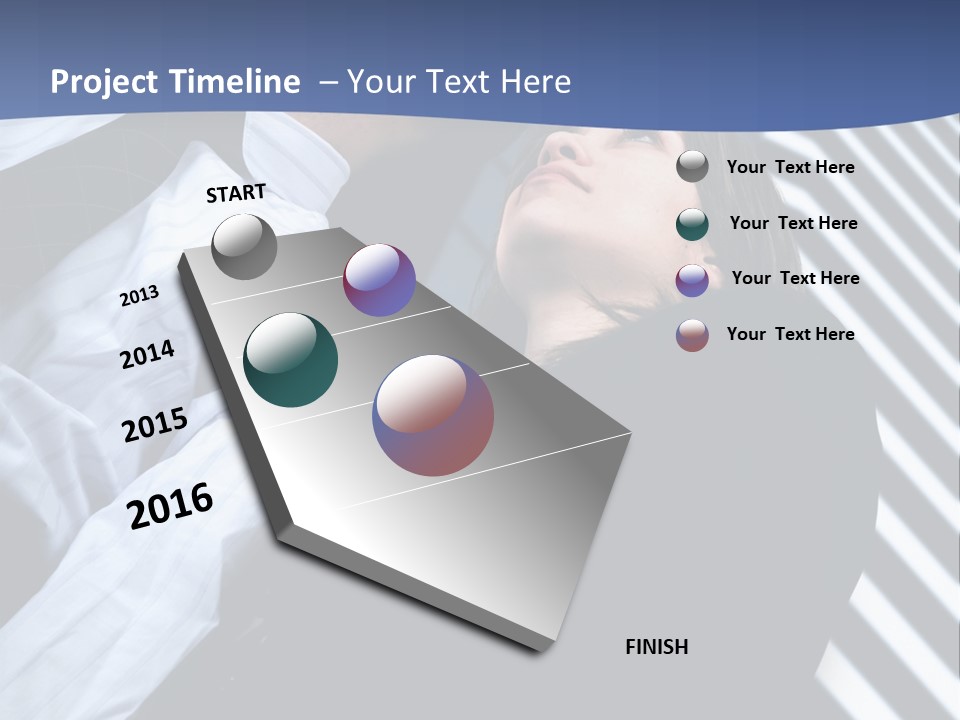 Skyscrapers Person Boss PowerPoint Template