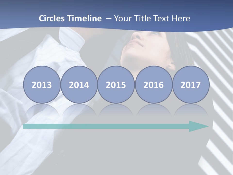 Skyscrapers Person Boss PowerPoint Template