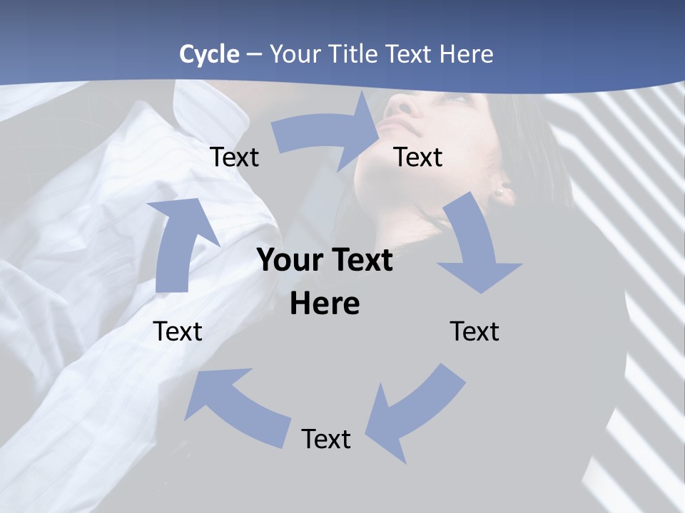 Skyscrapers Person Boss PowerPoint Template