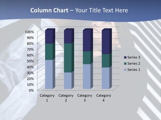 Skyscrapers Person Boss PowerPoint Template