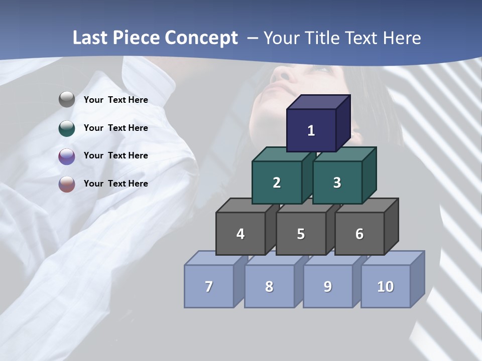 Skyscrapers Person Boss PowerPoint Template