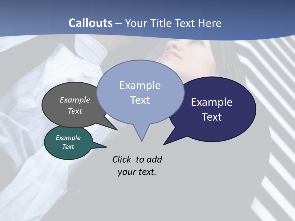 Skyscrapers Person Boss PowerPoint Template