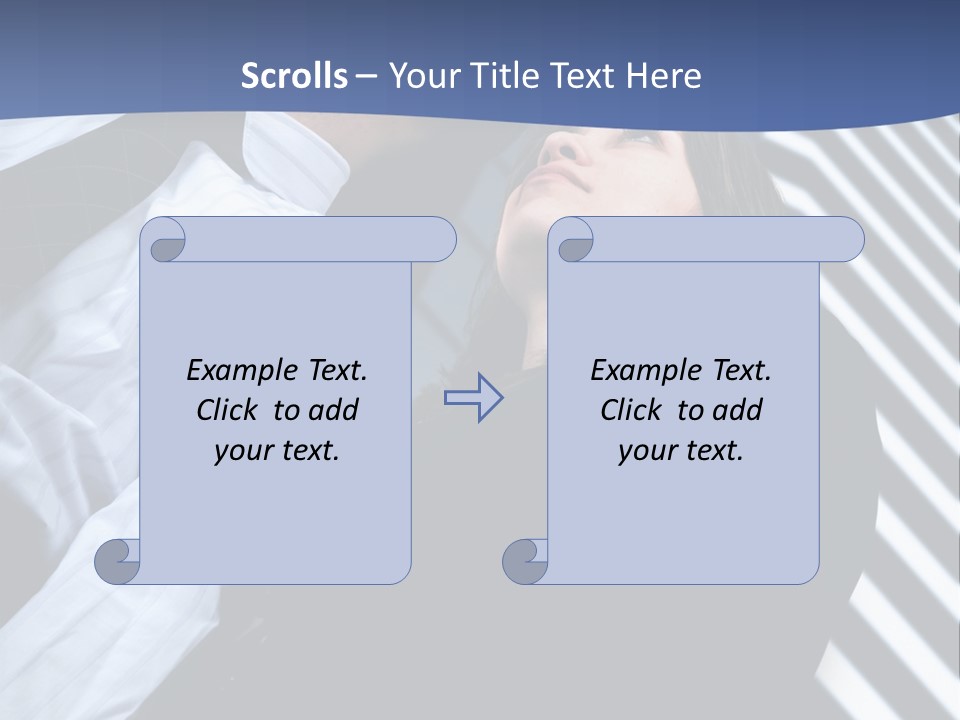 Skyscrapers Person Boss PowerPoint Template