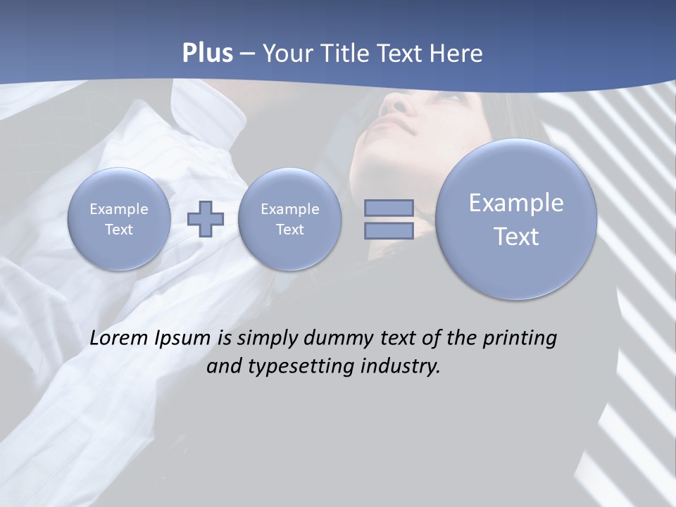 Skyscrapers Person Boss PowerPoint Template