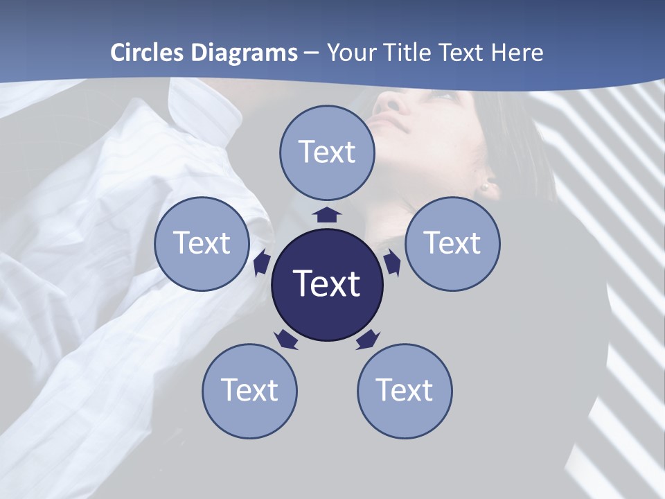 Skyscrapers Person Boss PowerPoint Template
