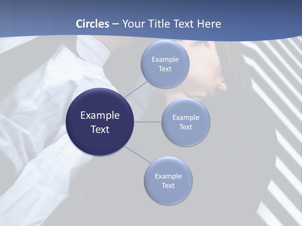 Skyscrapers Person Boss PowerPoint Template