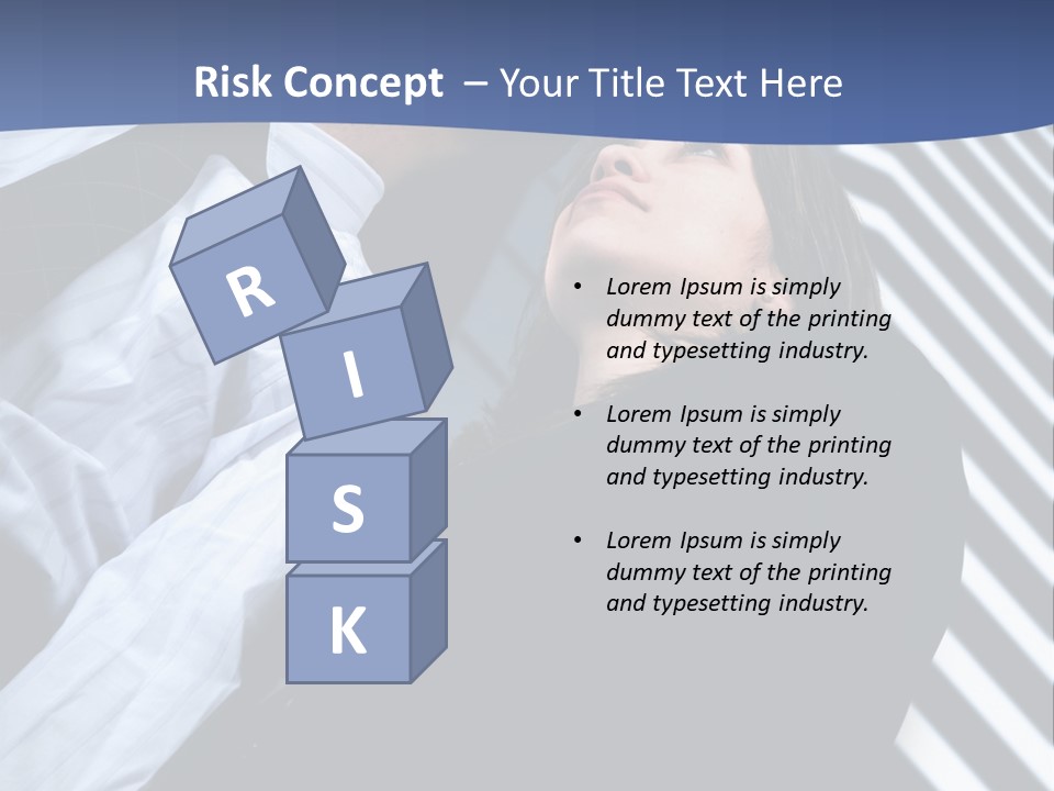 Skyscrapers Person Boss PowerPoint Template
