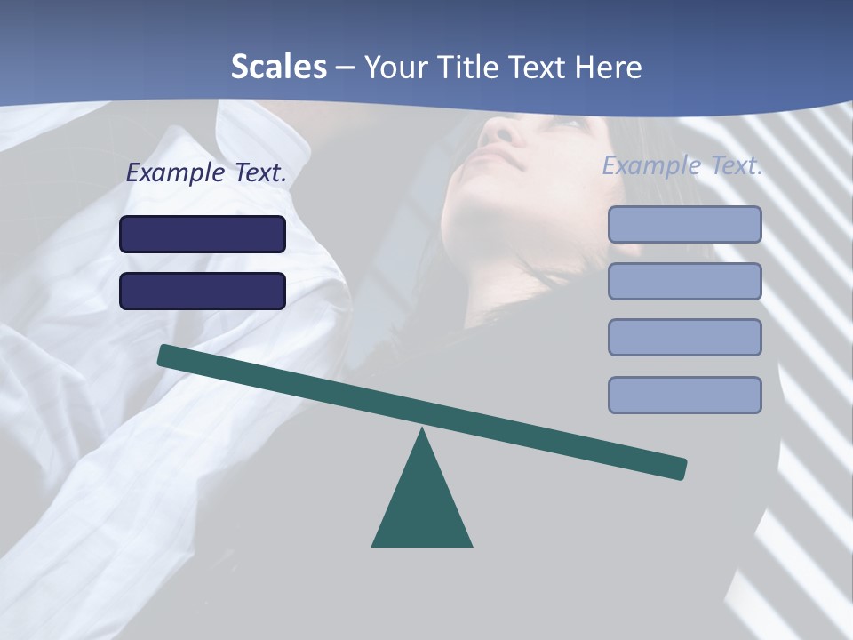 Skyscrapers Person Boss PowerPoint Template