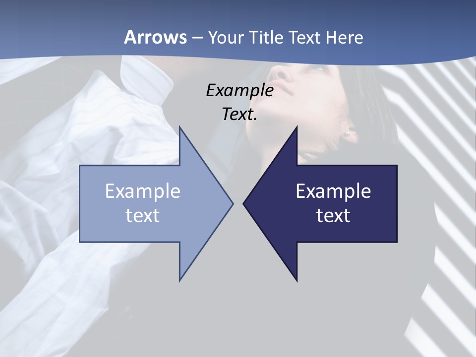 Skyscrapers Person Boss PowerPoint Template